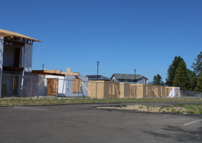 A home reconstruction project.