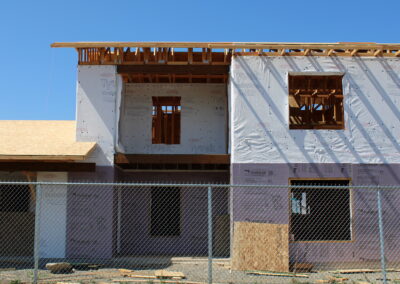 A home reconstruction project.