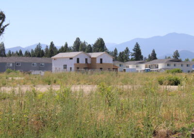 A photo of a home reconstruction project.